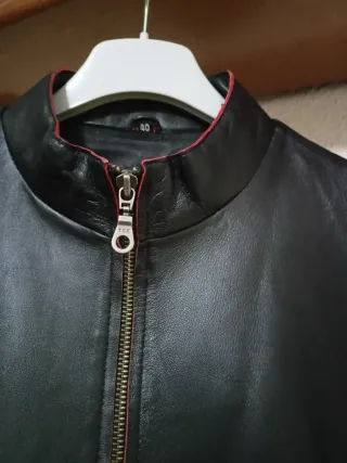 Chaqueta de Piel HervásPiel Negra