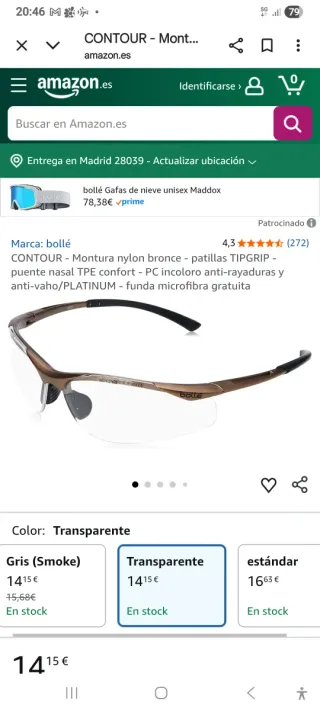 Gafas y mascarillas Bolle