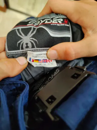 Pantalón de esquí Spyder para niño. Talla 12/152