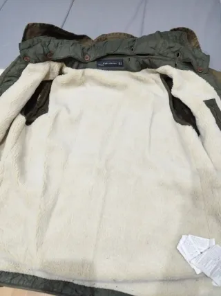 Parka Chaleco Desmontable Verde Militar