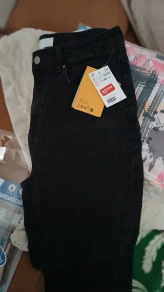 Pantalones vaqueros H&M Mom Fit Talla 38