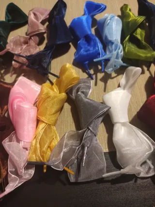 Cordones de organza para zapatos