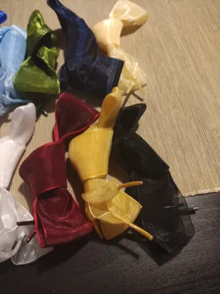 Cordones de organza para zapatos