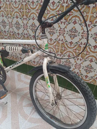 Bicicleta Cross Blanca