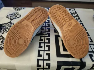 Zapatillas Air Jordan 1 Bota Rosa y Blanca