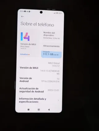 Xiaomi Redmi Note 12 Pro 256GB Nero