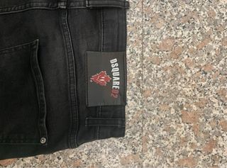 Jeans Dsquared2 neri strappati