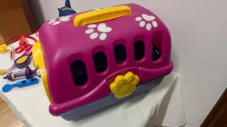 Juego Veterinario Perro Transportin Accesorios