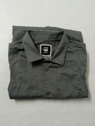 Camisa G-Star Raw Explorador, gris. Hombre.