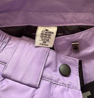 Pantalón esquí Crane morado Talla 8 años