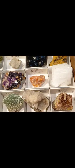 Colección 30 Minerales
