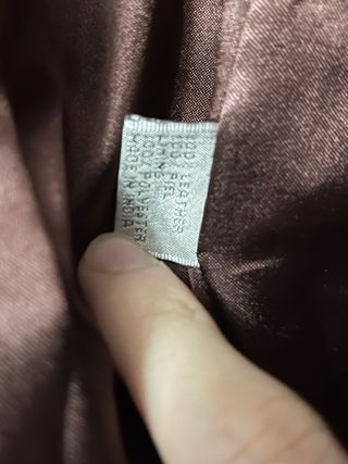 Chaqueta Cuero Marrón Cortefiel T48