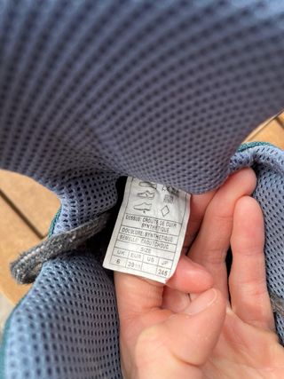 Botas de montaña Aigle grises y verde