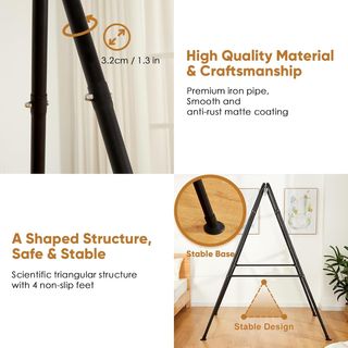 Soporte Plegable Hamaca Acero 113x143x180cm