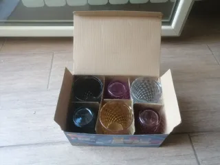 Set 6 Bicchieri Colorati