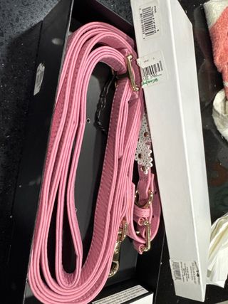 Collar y Correa Perro Oscar de la Renta Rosa