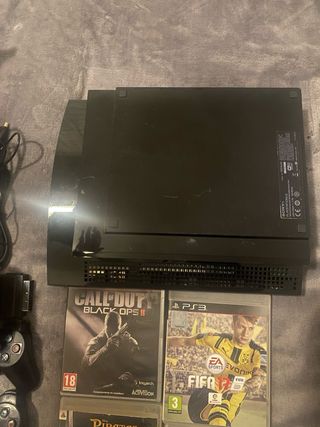 Consola PS3 Fat 75GB Nera + 4 Giochi