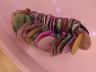 Pulsera Concha Natural Multicolor