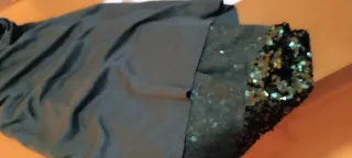 Vestido lentejuelas verde