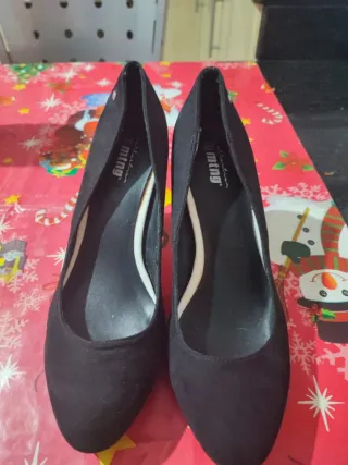 Zapatos Mustang Negros Tacon