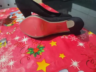 Zapatos Mustang Negros Tacon