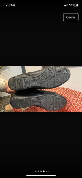 Botas altas negras Wonders talla 38