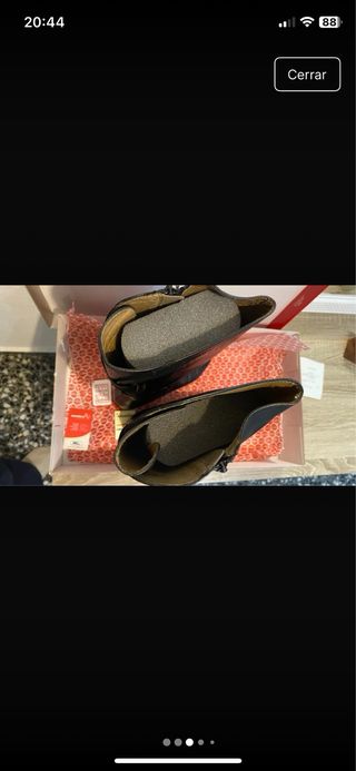 Botas altas negras Wonders talla 38