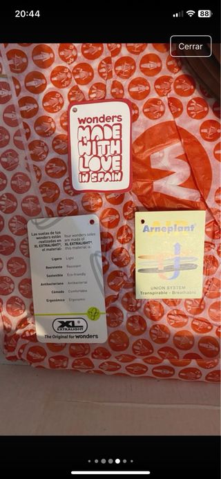 Botas altas negras Wonders talla 38