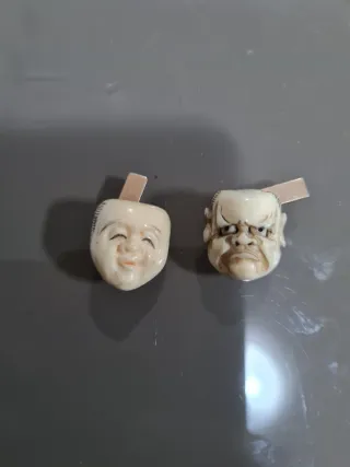 Gemelos Oro 18k Inspiración Asiática