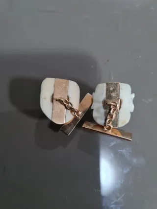 Gemelos Oro 18k Inspiración Asiática