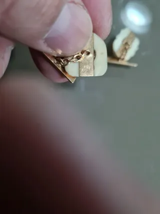 Gemelos Oro 18k Inspiración Asiática