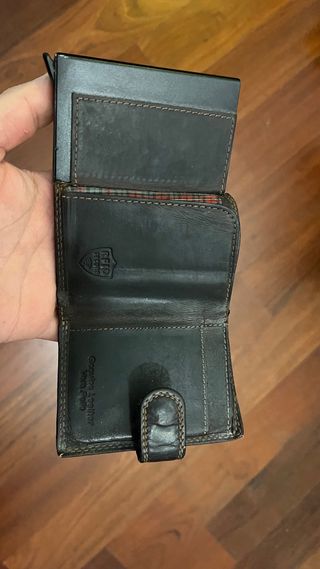 Portafoglio in vera pelle