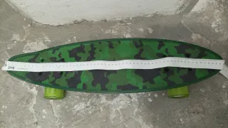 Monopatín Camuflaje Verde