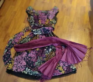 Vestido de cóctel floral