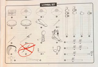 Batería Electrónica Donner