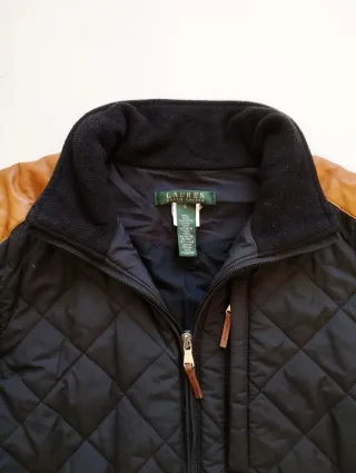 Chaqueta acolchada Ralph Lauren Negra y Marrón