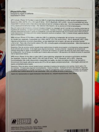 iPhone 14 Pro Max 256GB Negro