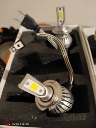 4 Lampade H7 LED 360° Fari