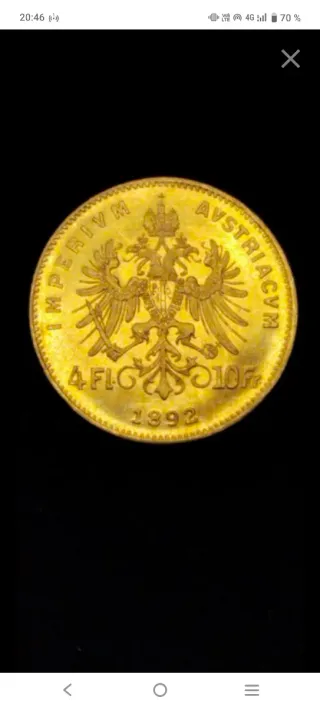 Moneta d'Oro Austria Francesco Giuseppe I Imperatore