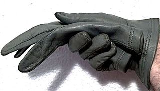 GUANTES GRISES DE PIEL CUERO MUY FINO Y SUAVE