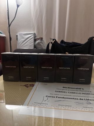 Lote 5 Perfumes Temptation Yanbal 100ml