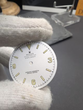 Quadrante Rolex Explorer Bianco