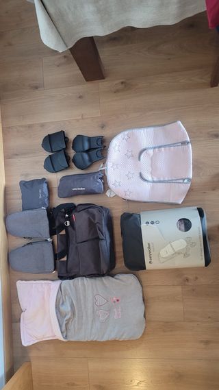 Carro bebé 3 piezas: Silla, Capazo, grupo 0-1