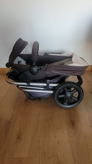 Carro bebé 3 piezas: Silla, Capazo, grupo 0-1