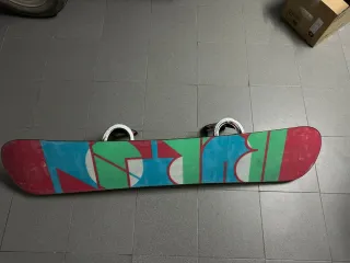 Tabla y fijaciones burton