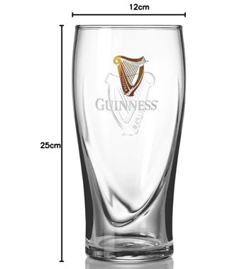 Set 6 Bicchieri Birra Guinness Mezzapinta