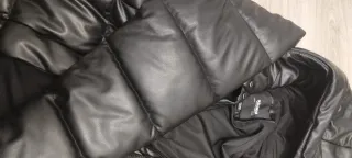 Abrigo PULL&BEAR Negro Talla L