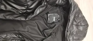 Abrigo PULL&BEAR Negro Talla L