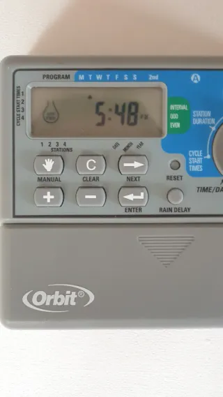 Programador Riego Orbit 4 Estaciones