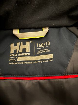 Conjunto esquí Helly Hansen niño 9-11 años